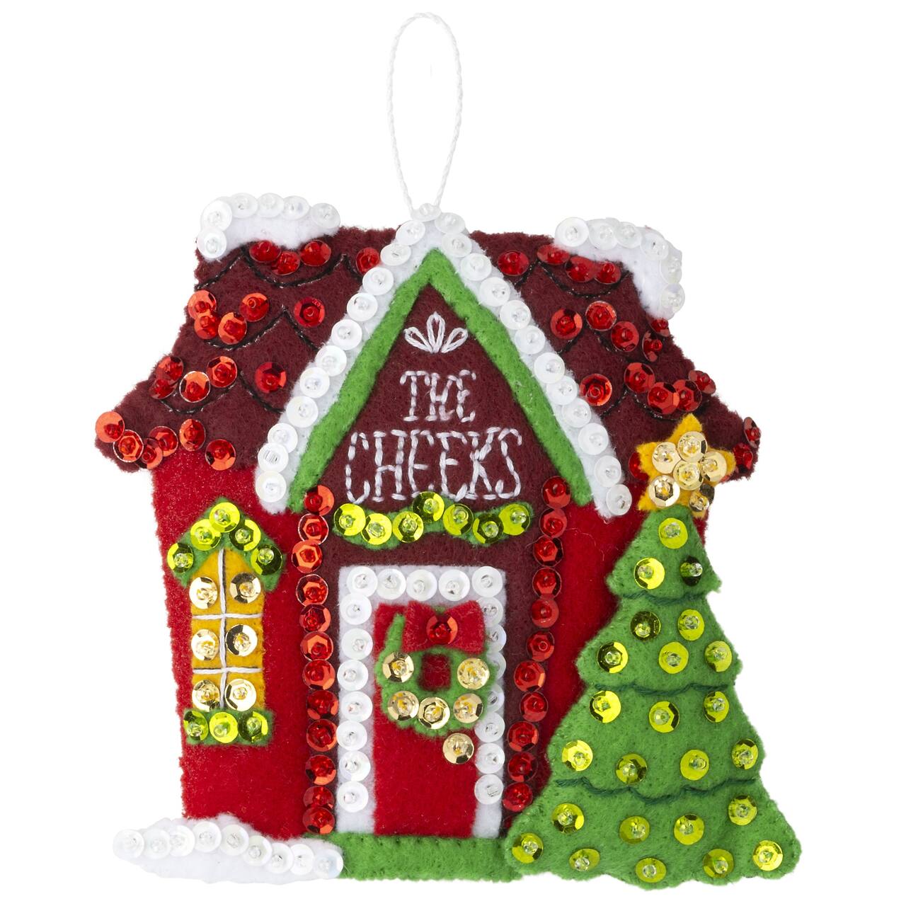Bucilla® Home for the Holidays Felt Ornament Applique Kit